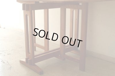 画像8: ヴィンテージ パイン材のバタフライテーブル