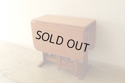 画像4: ヴィンテージ パイン材のバタフライテーブル