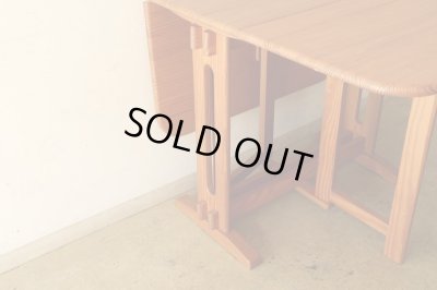 画像9: ヴィンテージ パイン材のバタフライテーブル