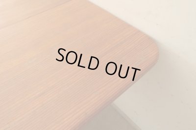 画像16: ヴィンテージ パイン材のバタフライテーブル