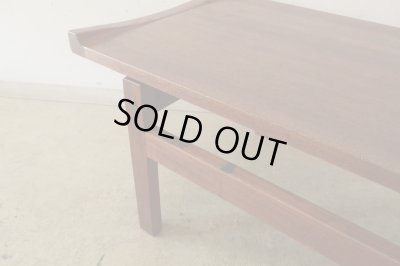 画像4: 北欧デザイン チーク材のローテーブル