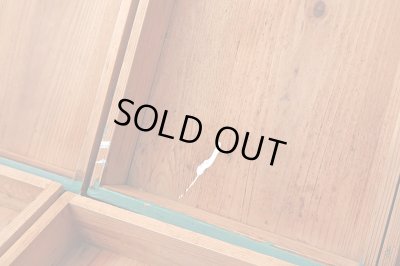 画像12: アンティーク エメラルドグリーンの６杯小引き出し A4サイズ