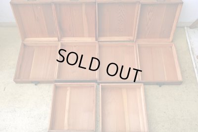 画像10: アンティーク 　１０杯引き出し チェスト A4収納