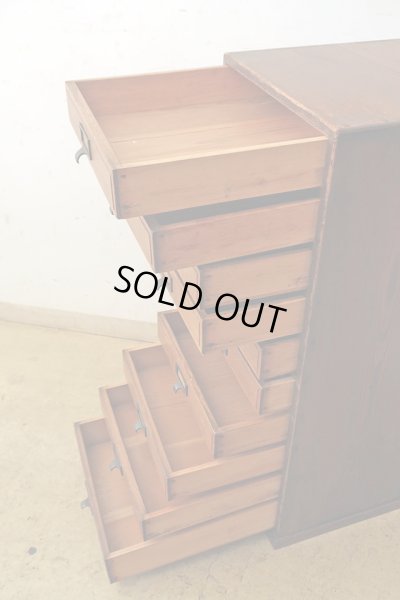 画像5: アンティーク 　１０杯引き出し チェスト A4収納