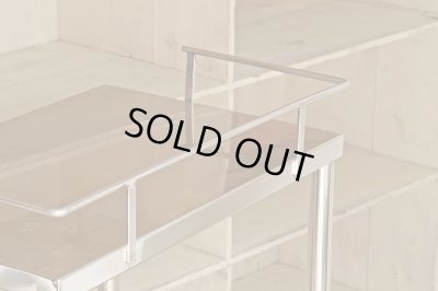 画像6: ヴィンテージ ステンレス製のサイドテーブル