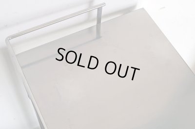 画像7: ヴィンテージ ステンレス製のサイドテーブル