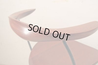 画像7: ヴィンテージ チーク材のアームチェア デスクチェア