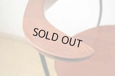 画像8: ヴィンテージ チーク材のアームチェア デスクチェア