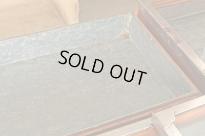 画像15: アンティーク 　駄菓子屋のショーケース ブリキ 木箱 