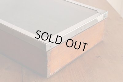 画像5: アンティーク 　駄菓子屋のショーケース ブリキ 木箱 