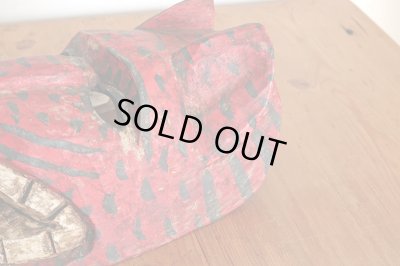 画像10: 民族美術 グアテマラ チチカステナンゴの木彫りマスク