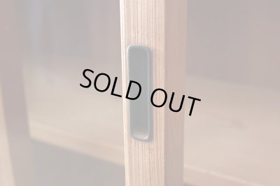 画像9: アンティーク 　木味良い ガラス戸棚 食器棚