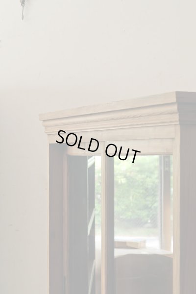 画像4: アンティーク 　木味良い ガラス戸棚 食器棚