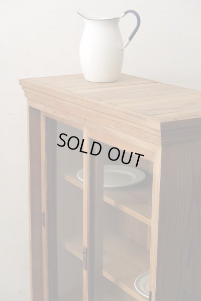 画像14: アンティーク 　木味良い ガラス戸棚 食器棚