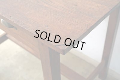 画像10: アンティーク 　木味良い 平机 デスク