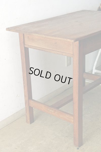 画像5: アンティーク 　木味良い 平机 デスク