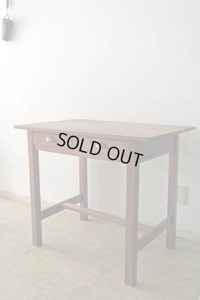 画像2: アンティーク 　木味良い 平机 デスク