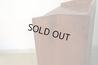 画像8: アンティーク 　木味良い 引き出し付きカルテケース 書類棚