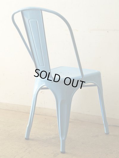 画像4: スタッキング メタルチェア ライトブルー