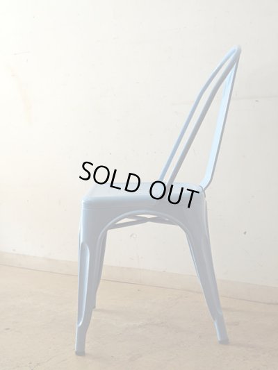 画像3: スタッキング メタルチェア ライトブルー