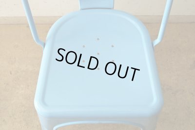 画像6: スタッキング メタルチェア ライトブルー