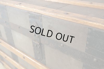 画像10: アンティーク 　大型トランク 船箱