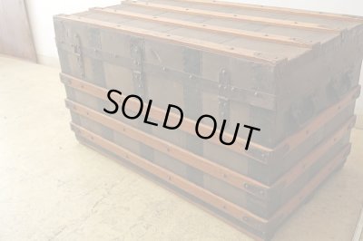 画像2: アンティーク 　大型トランク 船箱