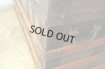 画像12: アンティーク 　大型トランク 船箱