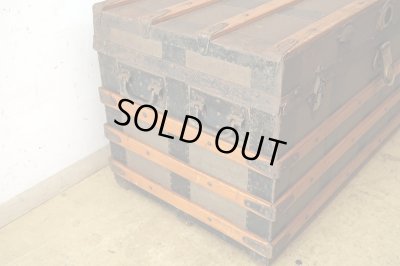 画像5: アンティーク 　大型トランク 船箱