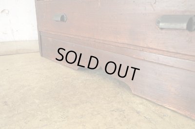 画像14: アンティーク 引き出し付き本棚 飾り棚