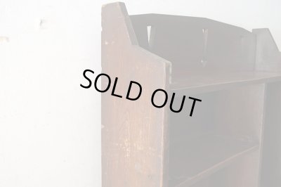 画像8: アンティーク 引き出し付き本棚 飾り棚