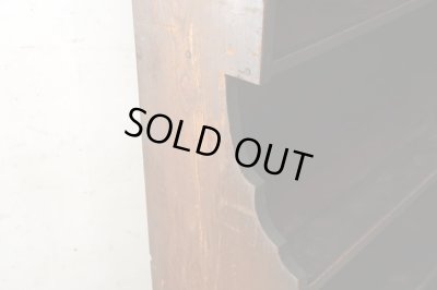 画像13: アンティーク 引き出し付き本棚 飾り棚