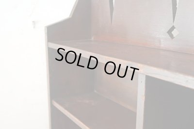 画像6: アンティーク 引き出し付き本棚 飾り棚