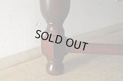 画像17: イギリス アンティーク 　オーク材のドローリーフテーブル 英国