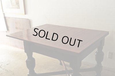 画像6: イギリス アンティーク 　オーク材のドローリーフテーブル 英国