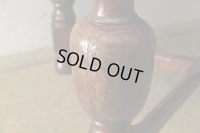 画像15: イギリス アンティーク 　オーク材のドローリーフテーブル 英国