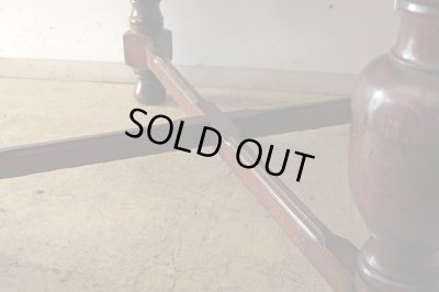 画像16: イギリス アンティーク 　オーク材のドローリーフテーブル 英国