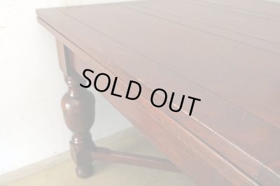 画像9: イギリス アンティーク 　オーク材のドローリーフテーブル 英国