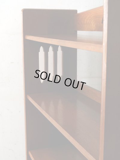 画像5: 古い 欅財の本棚 ブックシェルフ (1)