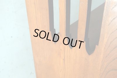 画像13: 古い 欅財の本棚 ブックシェルフ (1)