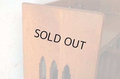 画像12: 古い 欅財の本棚 ブックシェルフ (1)