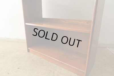 画像16: 古い 欅財の本棚 ブックシェルフ (2)