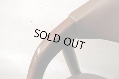 画像7: ヴィンテージ 辻木工 アームチェア ブラウン  (2)