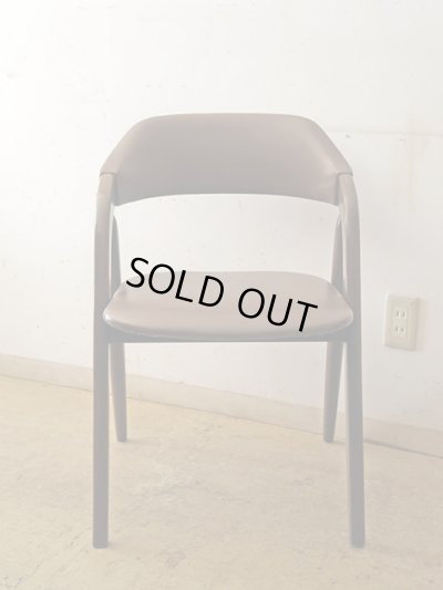 画像4: ヴィンテージ 辻木工 アームチェア ブラウン  (1)