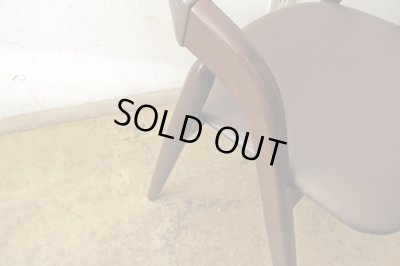 画像9: ヴィンテージ 辻木工 アームチェア ブラウン  (2)