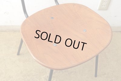 画像10: 鉄脚のダイニングチェア カフェチェア