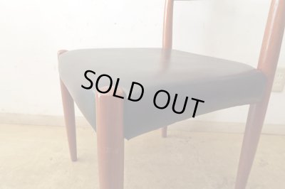 画像14: ヴィンテージ 辻木工 チーク材 ダイニングチェア (2)