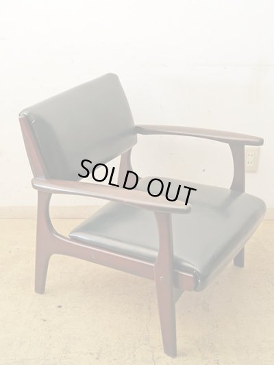 画像2: ヴィンテージ レトロな一人掛けソファ (1)