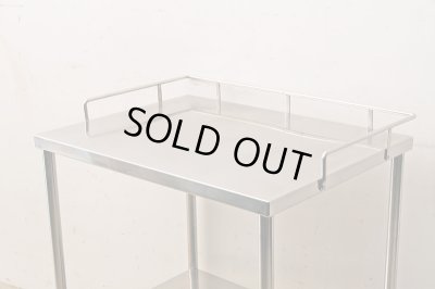 画像4: ヴィンテージ　ステンレスワゴン (1)