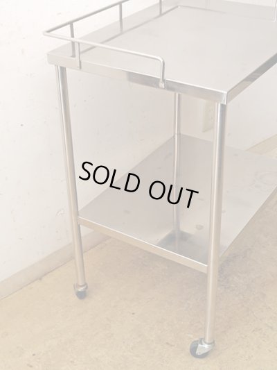 画像3: ヴィンテージ　ステンレスワゴン (1)